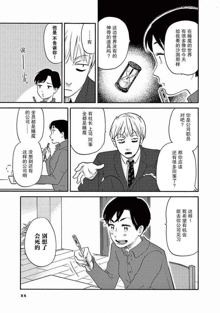 工作吧！睡魔漫画,第2话羊子的日常3图