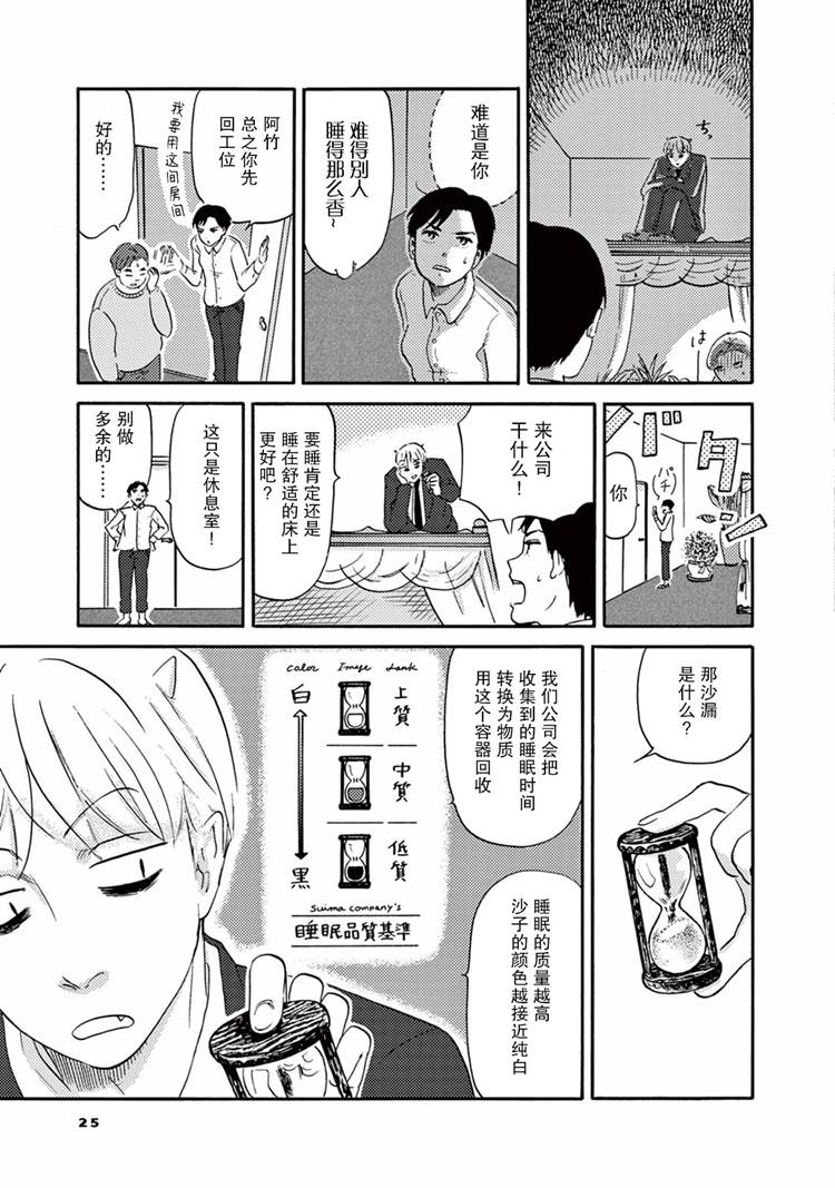 工作吧！睡魔漫画,第2话羊子的日常3图