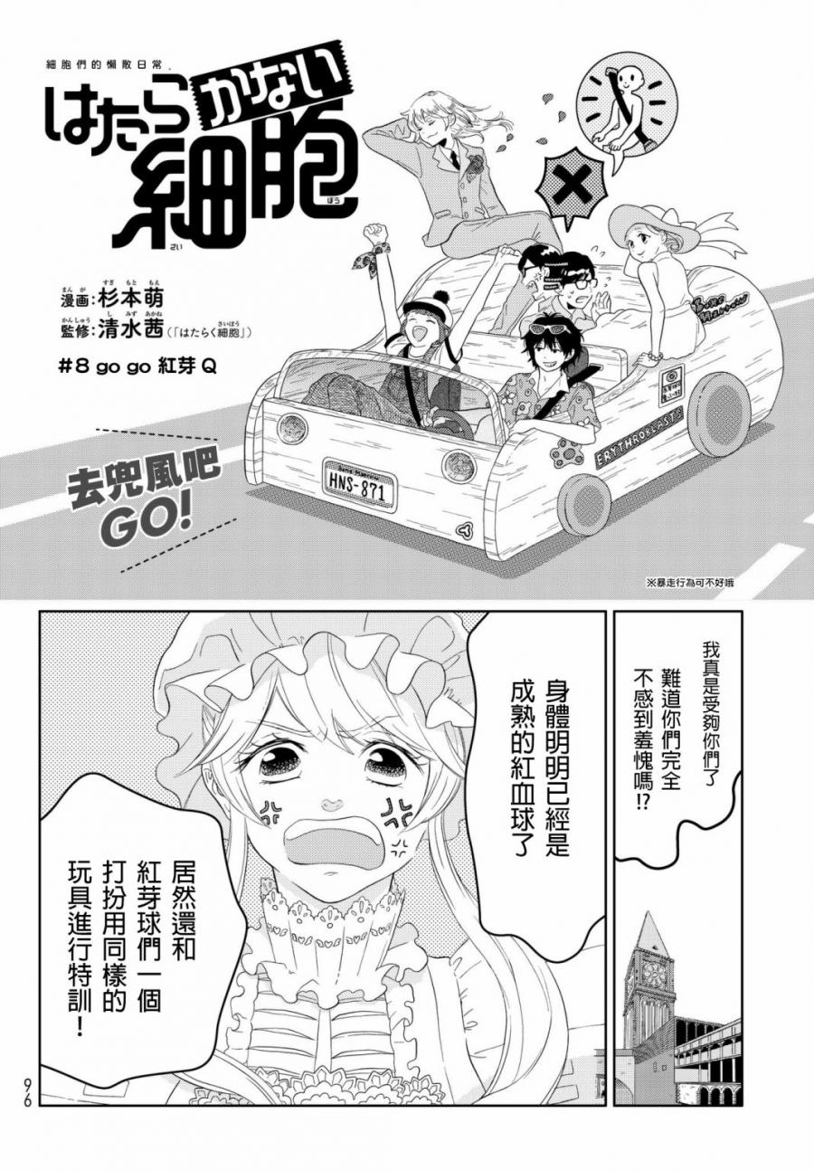 不工作细胞漫画,第8话gogo红芽Q2图