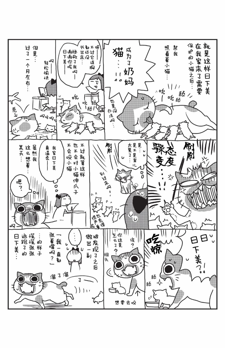 猫咪志愿部的牛奶小姐漫画,番外012图