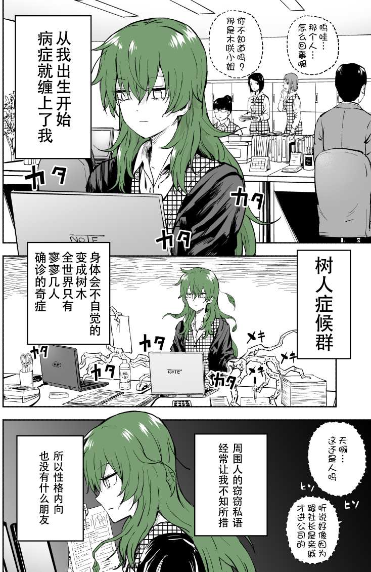 树人少女漫画,第1话1图