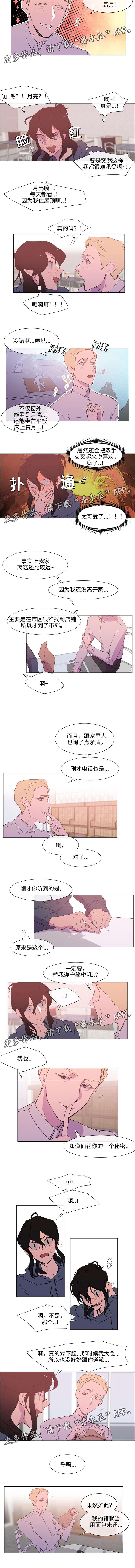 白水仙漫画,第7章：赏月2图