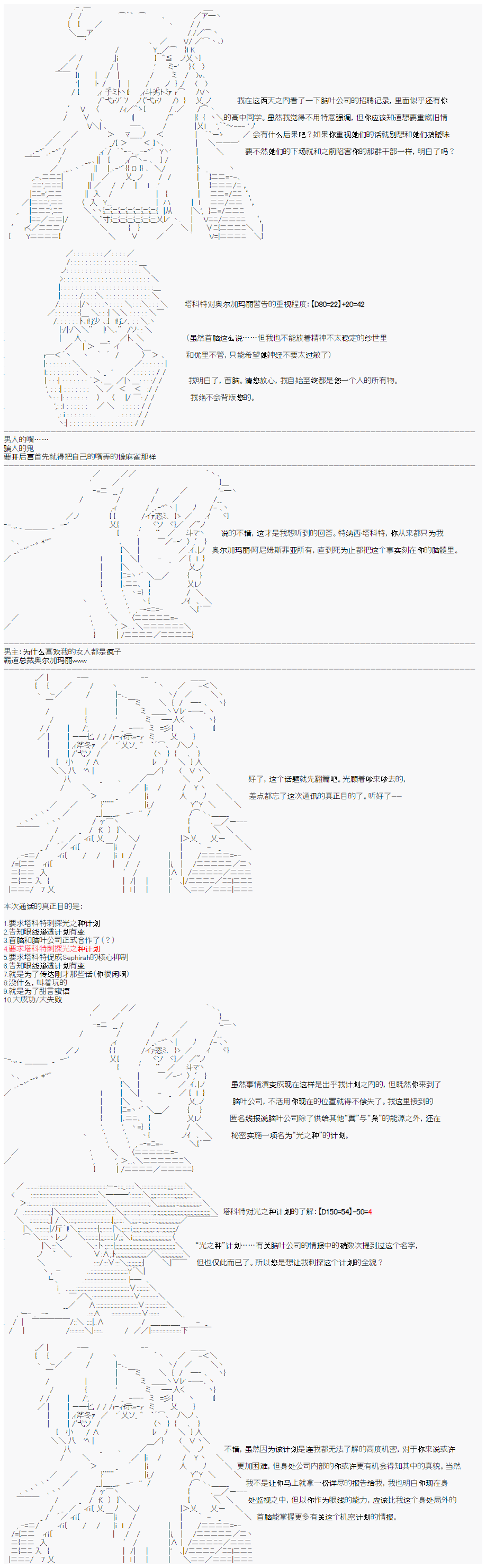 心跳文学部的成员似乎在脑叶公司当社畜的样子漫画,第4话5图