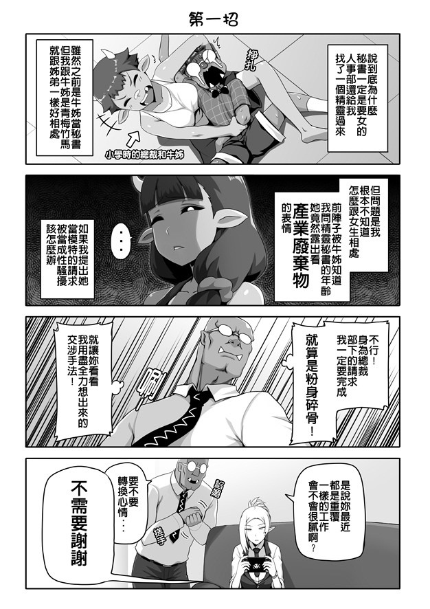 我的兽人社长漫画,第6话2图