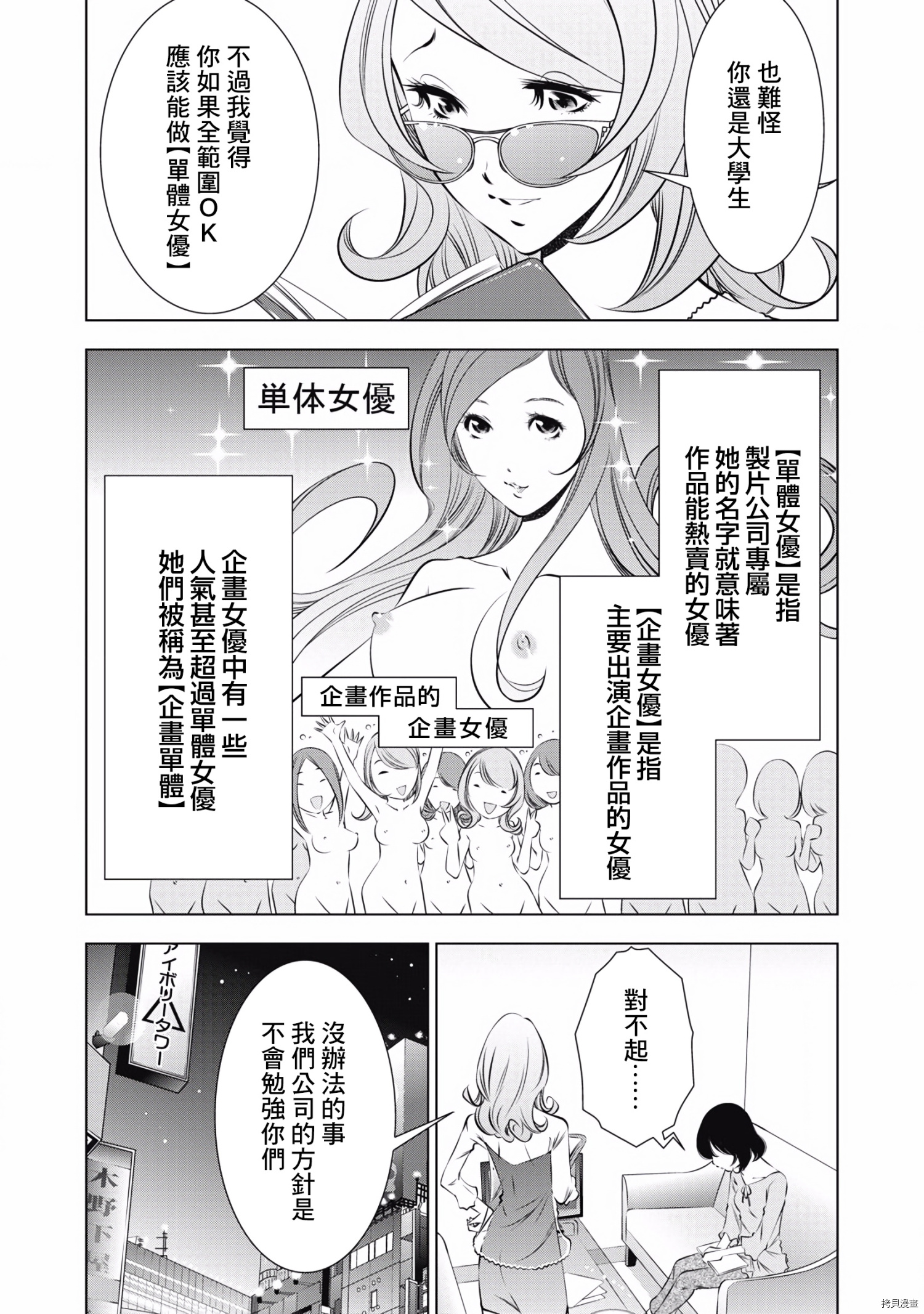 一瞬之间 裸之业界物语漫画,第4话3图