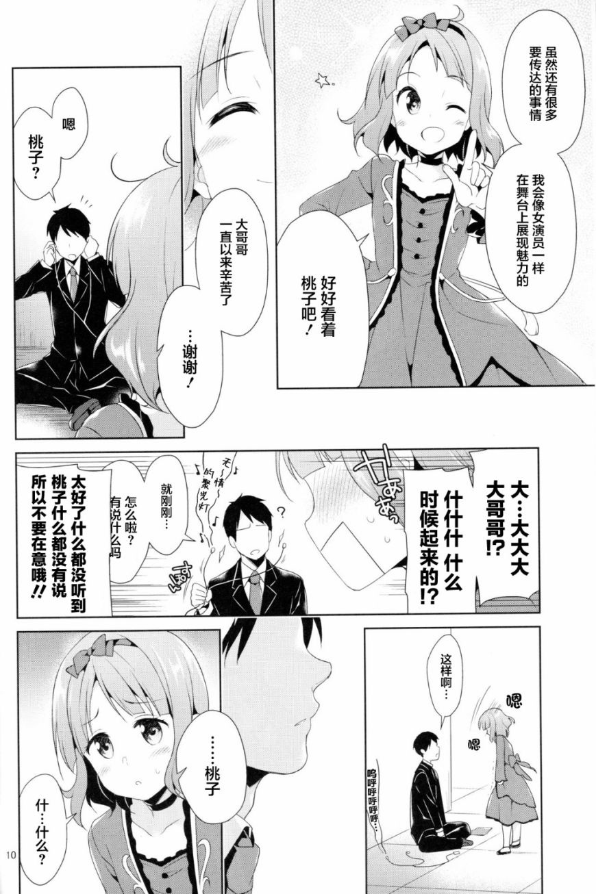 明星桃子前辈漫画,第1话短篇4图