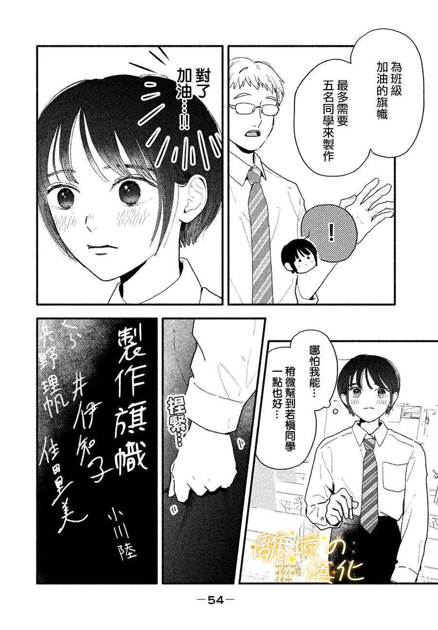 邻座的太阳漫画,第3话因为是若槙同学4图