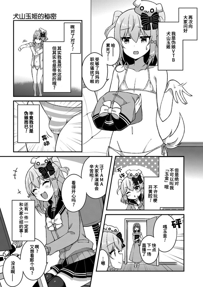 犬山玉姬Channel.我们的幕后故事漫画,第1话1图