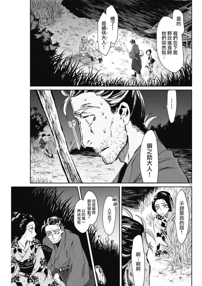 太阳与月下钢刀漫画,第4话3图