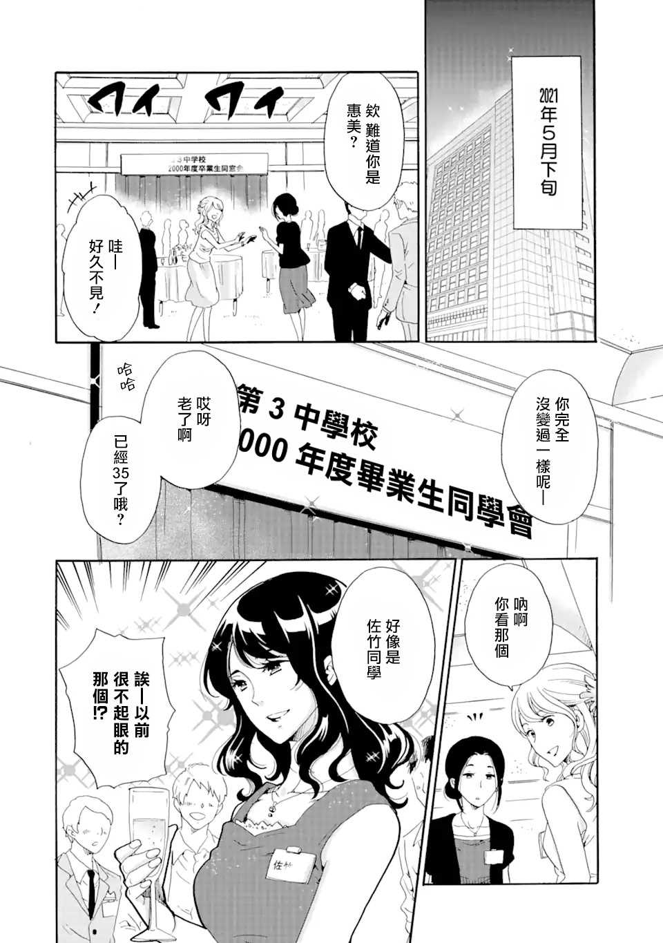 是欺凌者有错、还是被欺凌者有错？漫画,第1话同学会3图