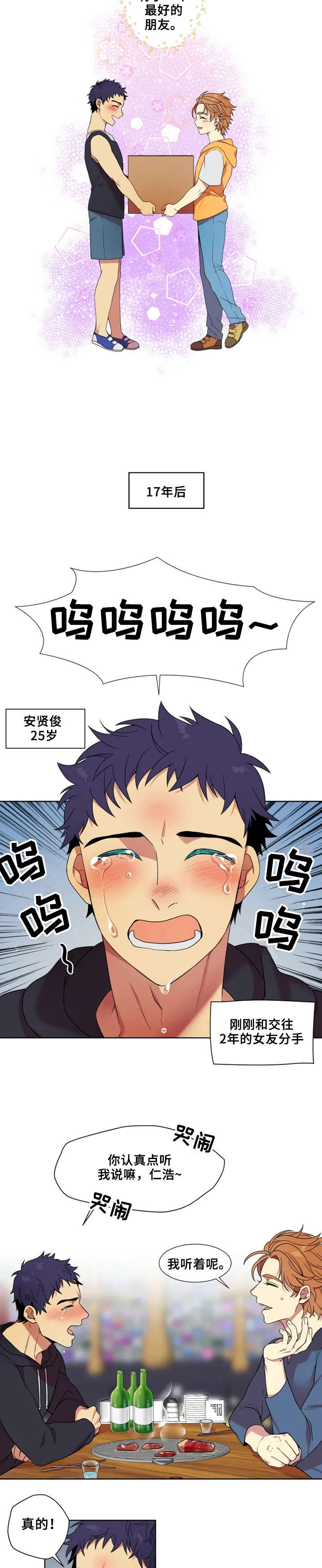 不仅仅是朋友漫画,第1章：最好的朋友3图