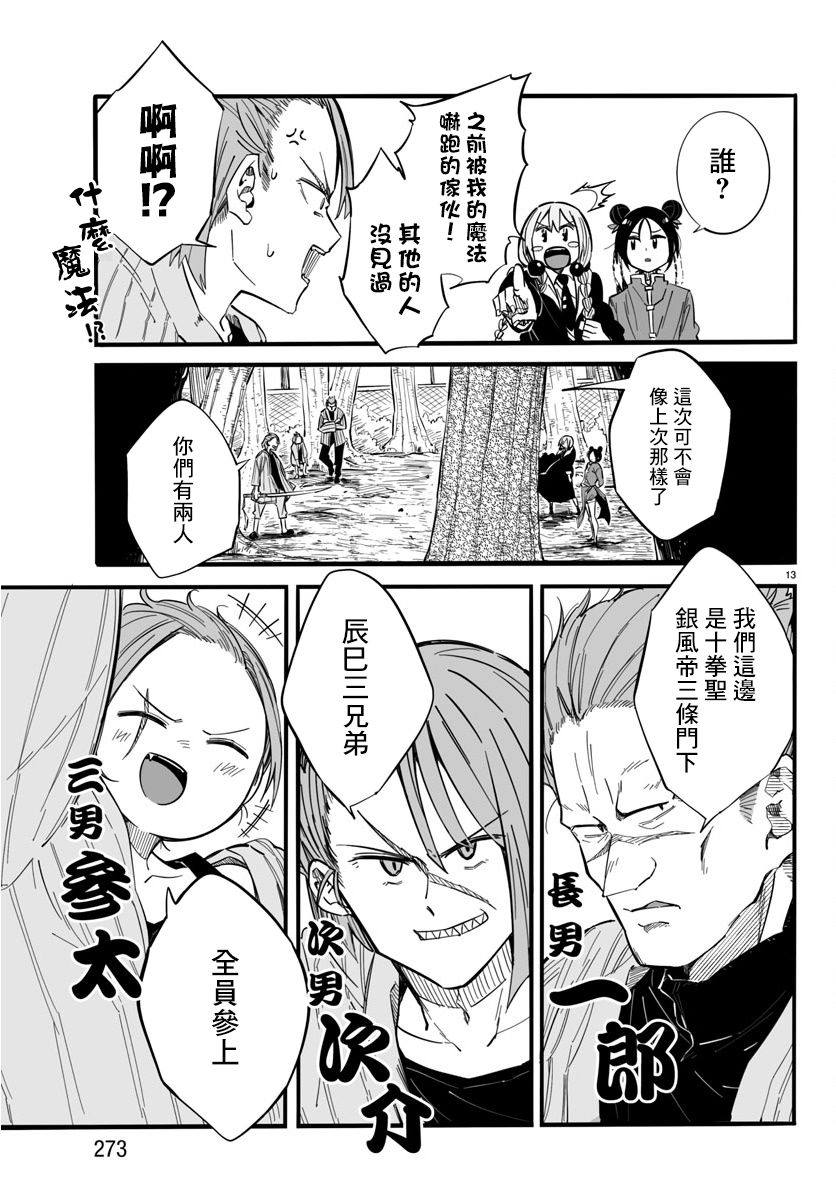 魔法少女崩帝拳漫画,第6话3图