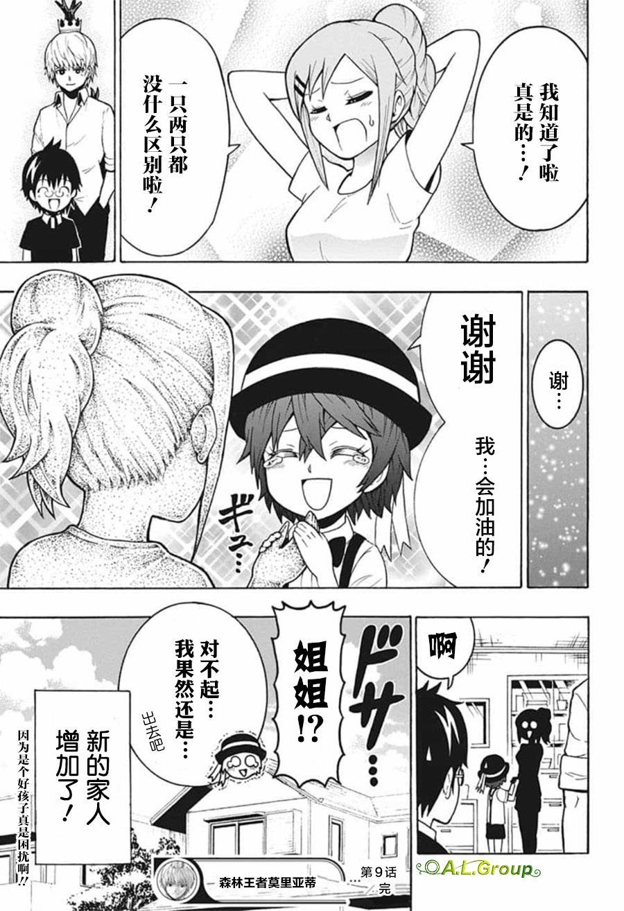 森林王者莫里亚蒂漫画,第9话莫里亚蒂的一天1图