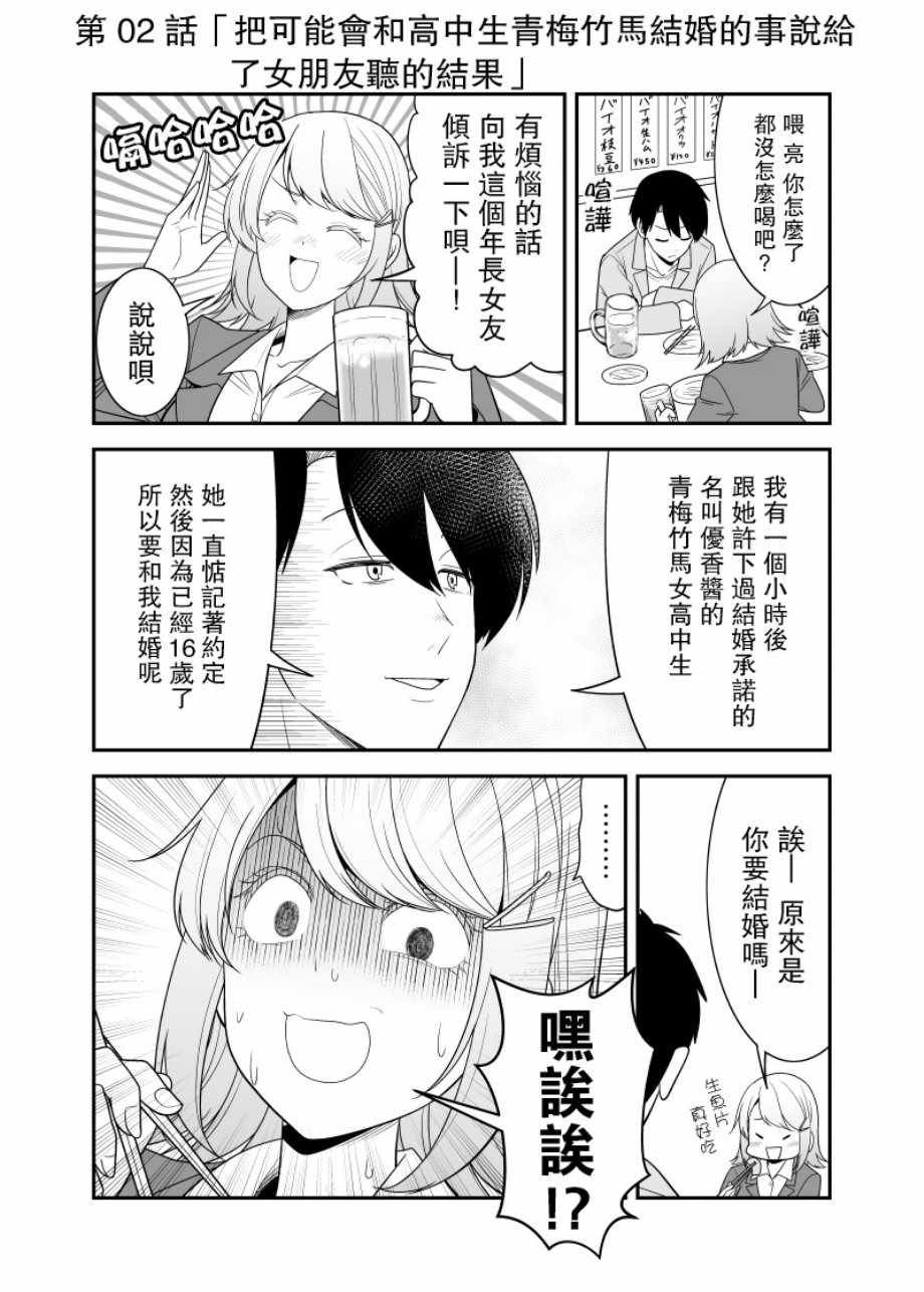 不小心和青梅竹马订下了婚约之后漫画,第2话1图