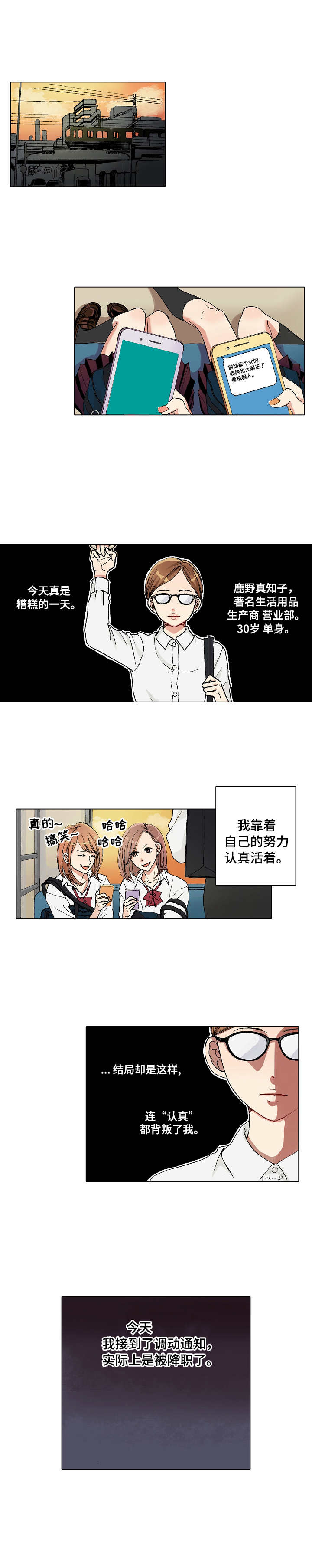 距离为0是什么意思漫画,第1章：调职1图