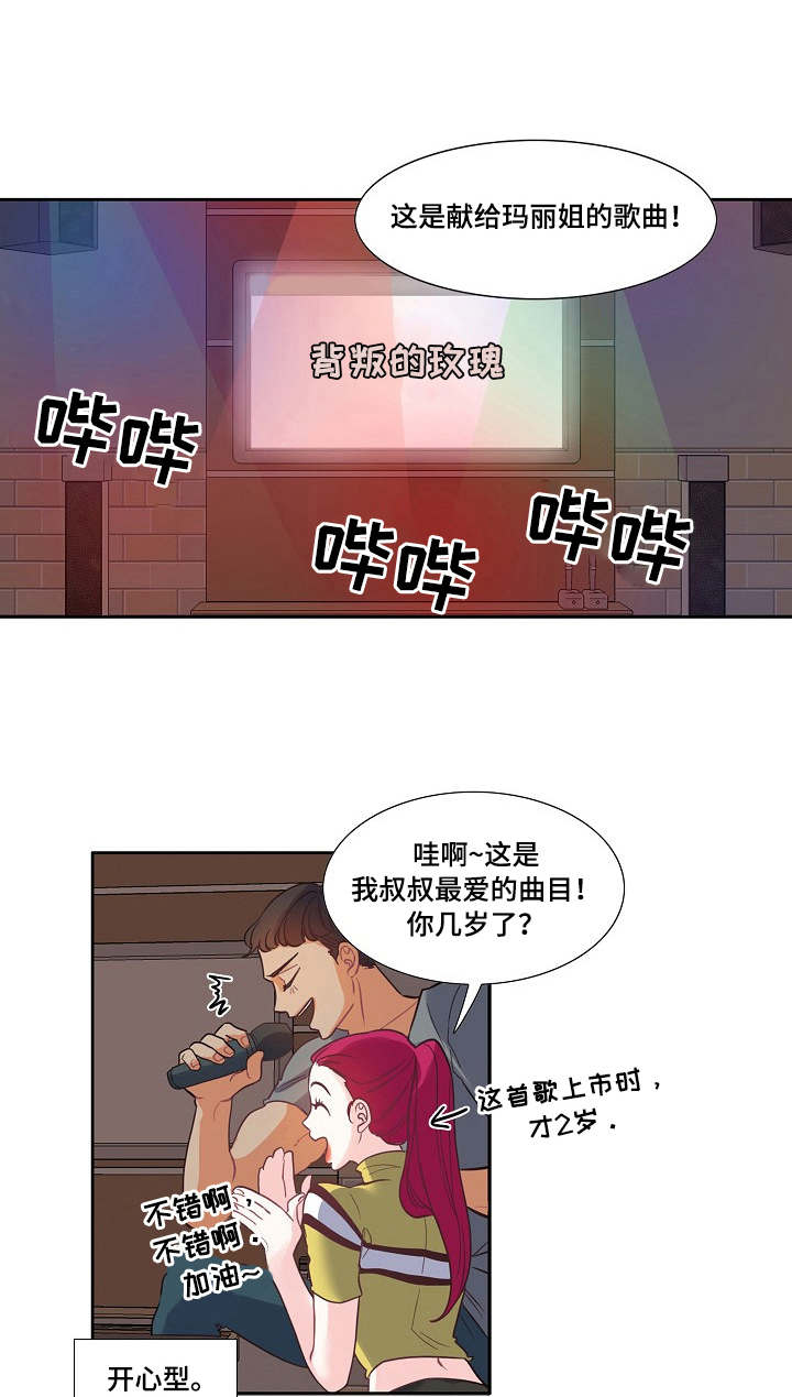 恋爱话题素材漫画,第1章：叫人1图