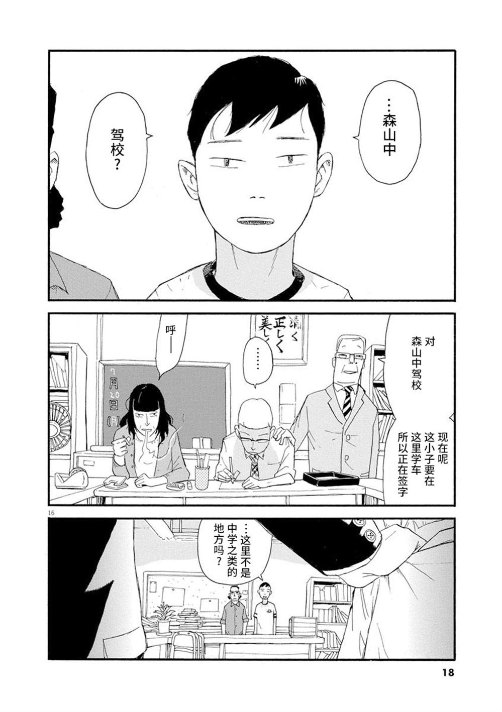 森山中驾校漫画,第1话4图