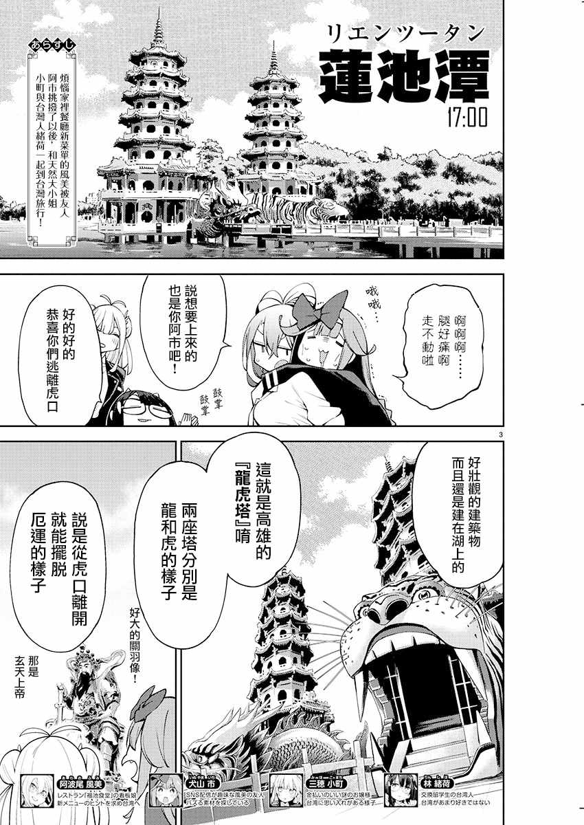 打卡走起！台湾旅行同好会漫画,第3话3图