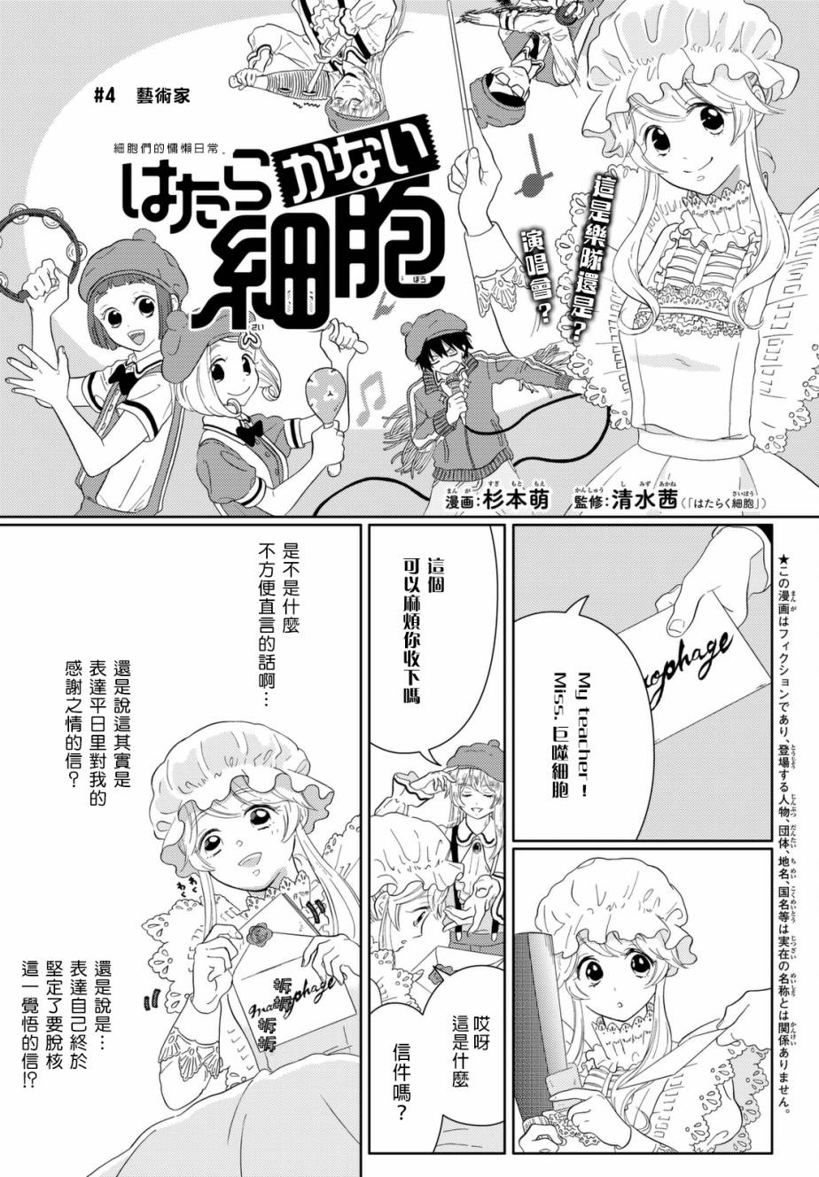 不工作细胞漫画,第4话艺术家1图