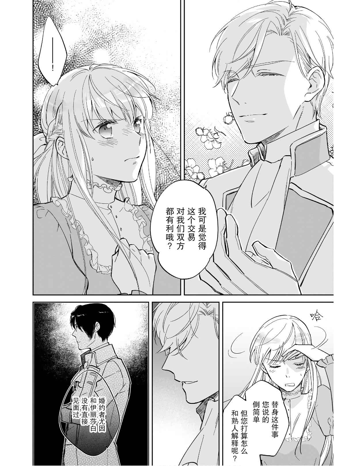 伊丽莎白大小姐华丽的替身生活漫画,第1话3图