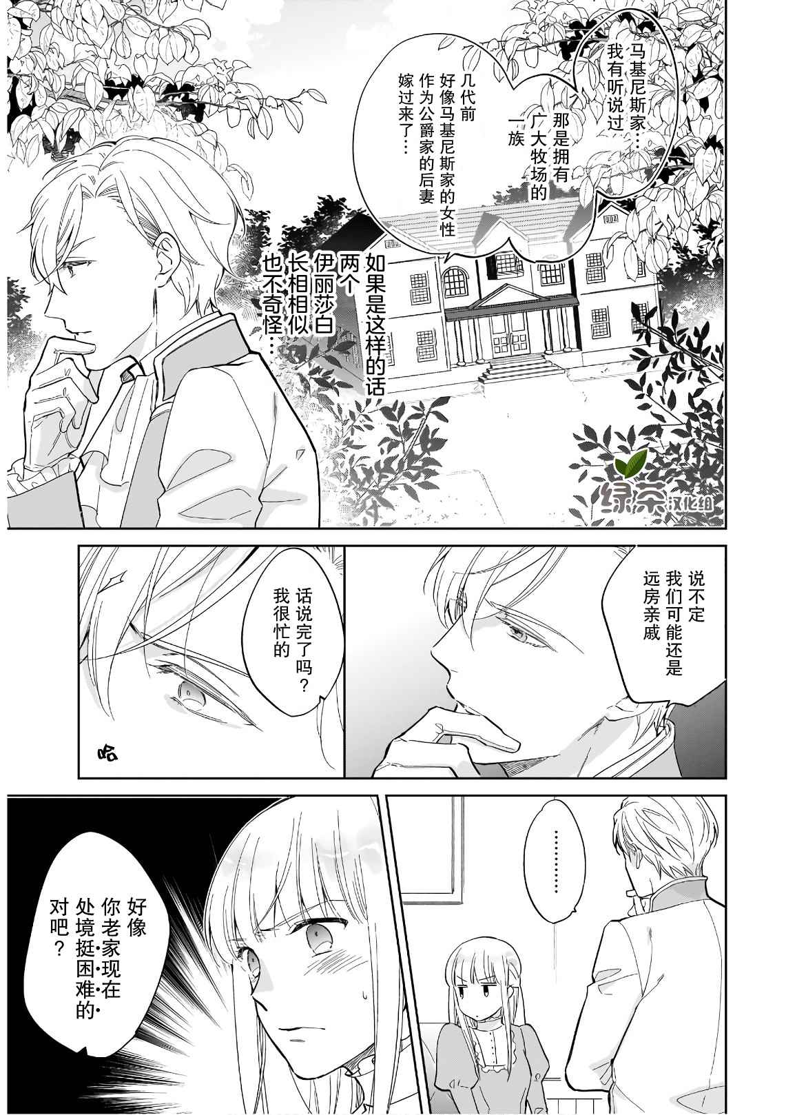 伊丽莎白大小姐华丽的替身生活漫画,第1话3图