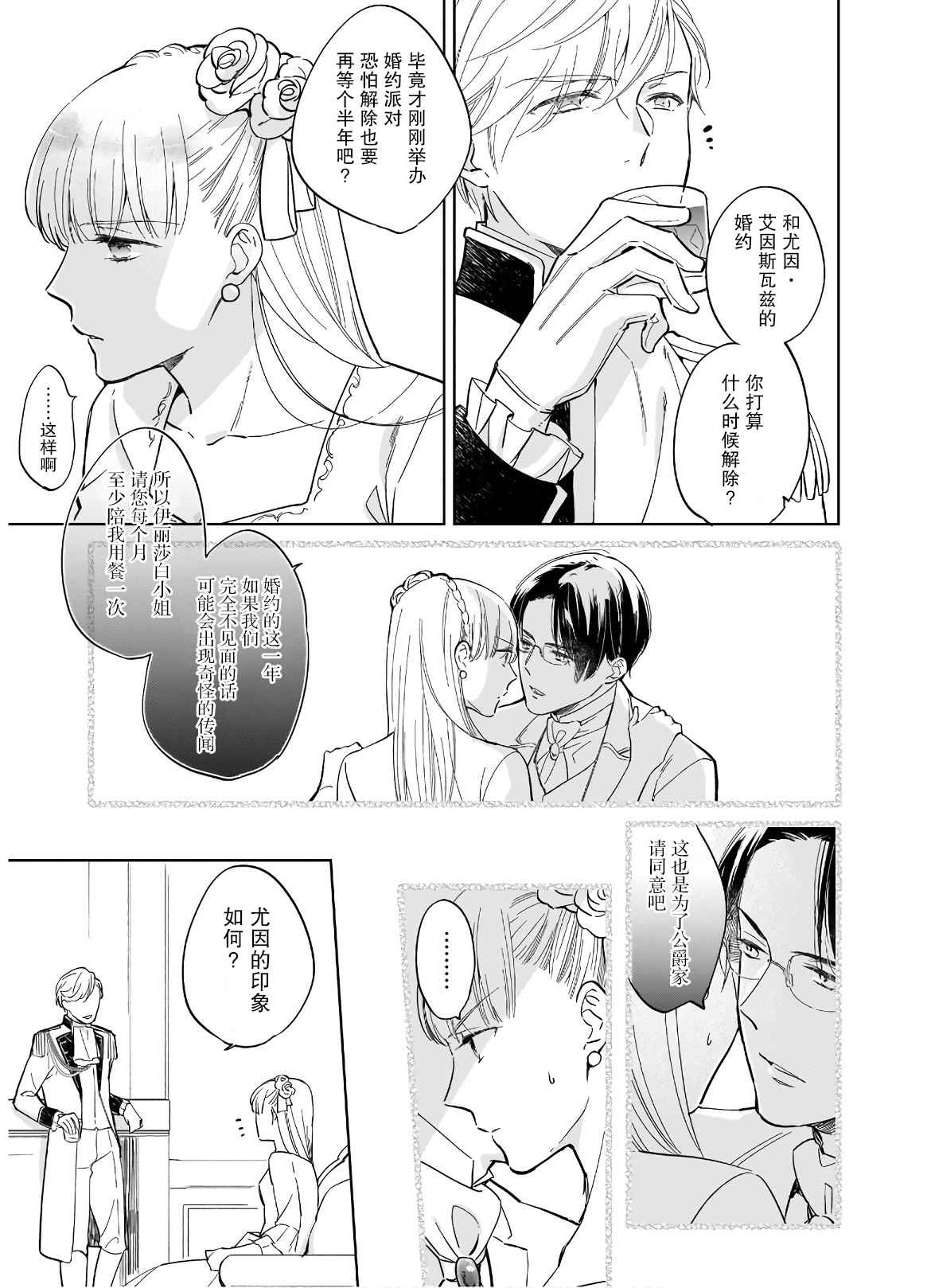 伊丽莎白大小姐华丽的替身生活漫画,第1话3图