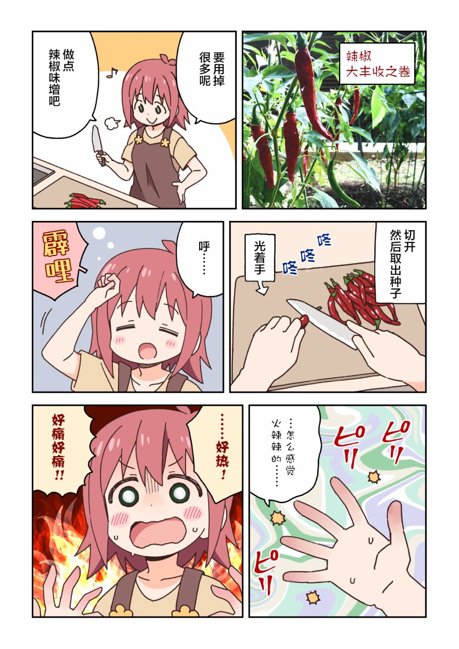 庭院日记漫画,烹饪辣椒的小插曲1图