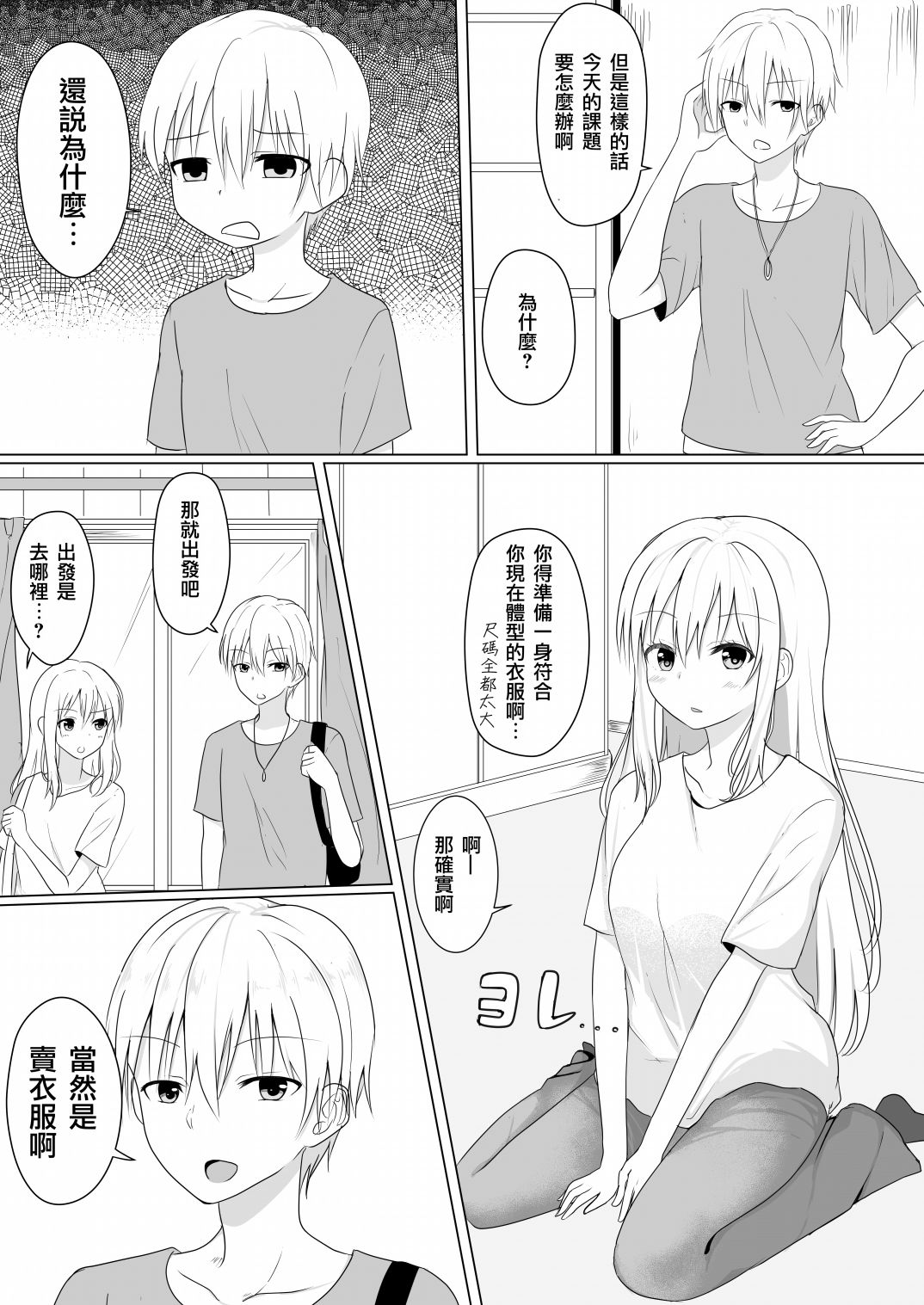 喜欢ts的男孩子ts之后全力扮演理想的ts娘的事情漫画,第2话4图