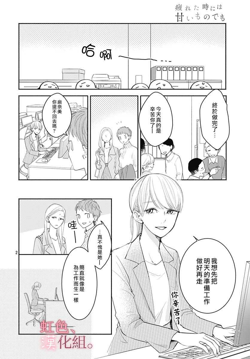 疲惫的时候来点甜食如何漫画,第1话3图