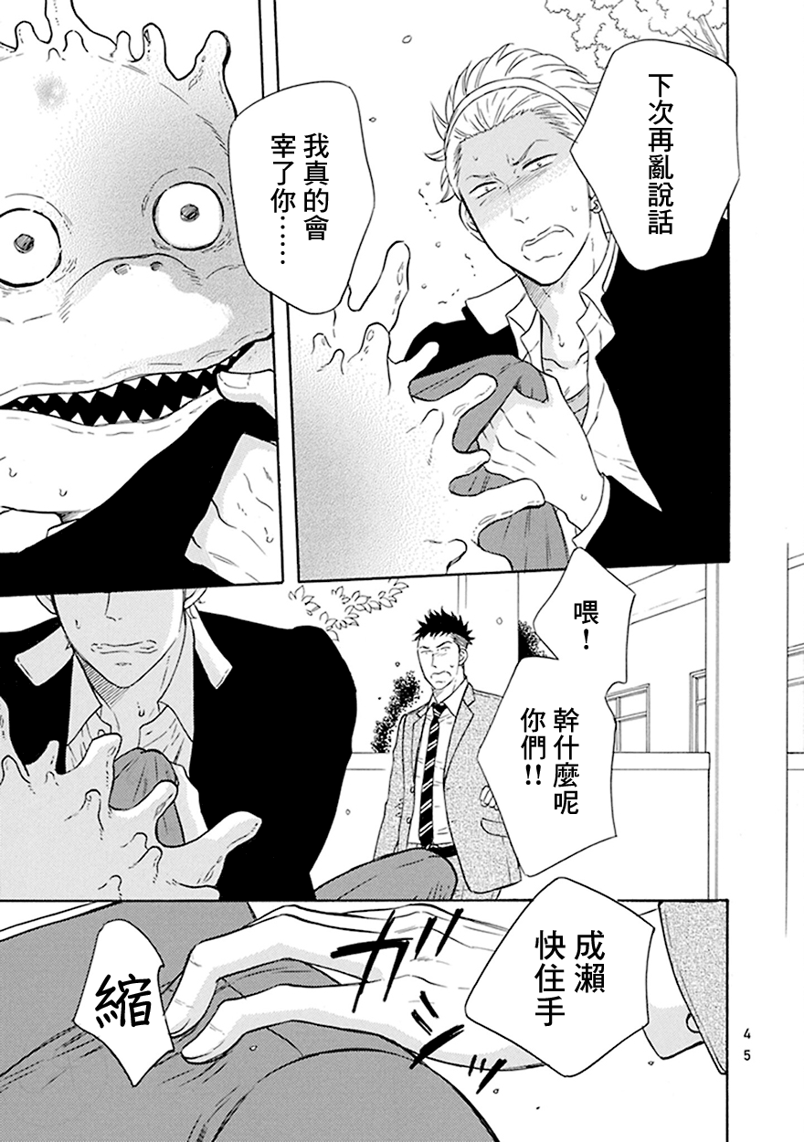 变成怪兽的男同学漫画内容漫画,第2话2图