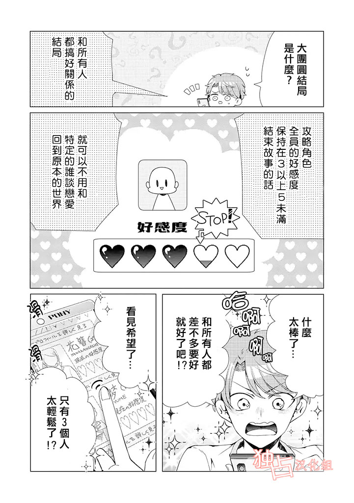 穿越到只有乙女的游戏世界漫画,第1话5图