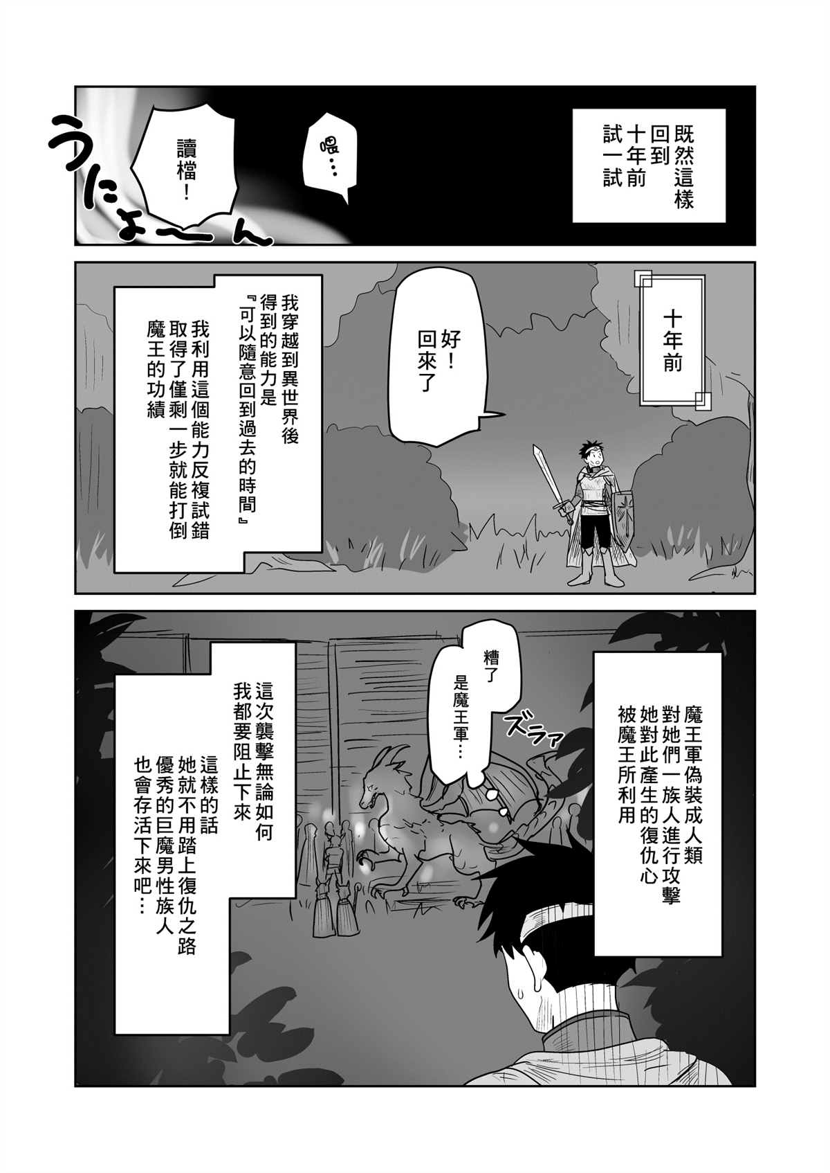 穿越到异世界进入了结婚结局反复读档重来的结果漫画,第1话2图