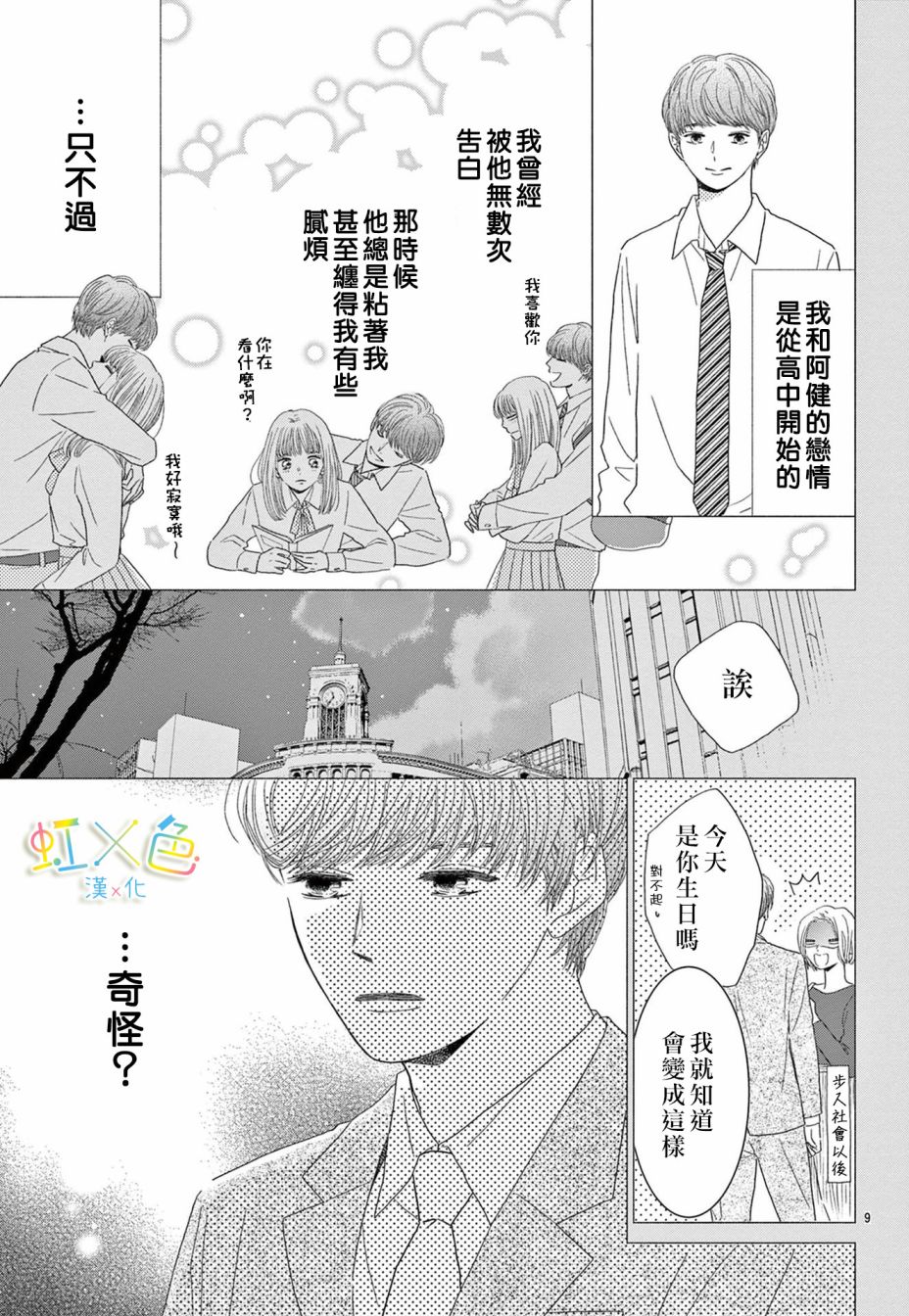 对不起·我喜欢你·我爱你漫画,短篇4图