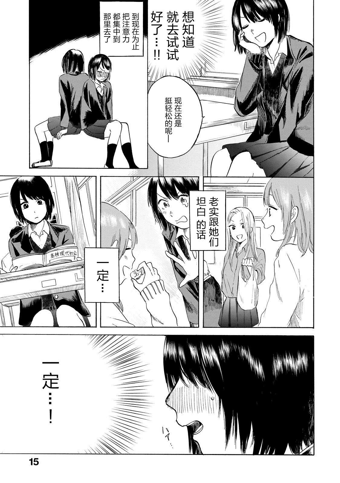 女子高中生的无聊日常漫画,第1话似乎很舒服的样子1图