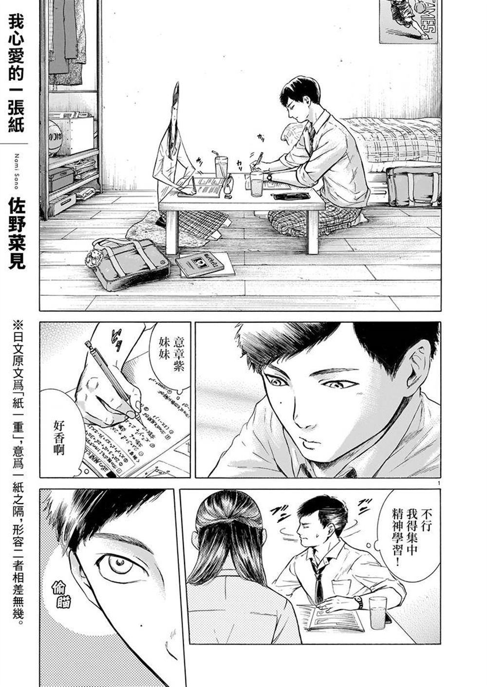 佐野菜见搞笑特辑漫画,第1话2图