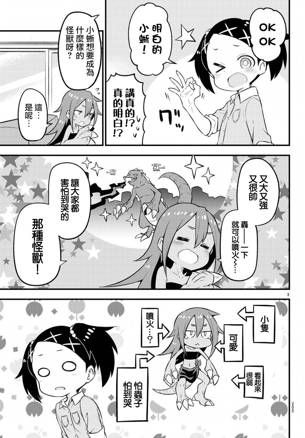 蜥蜴怪兽漫画,第4话3图