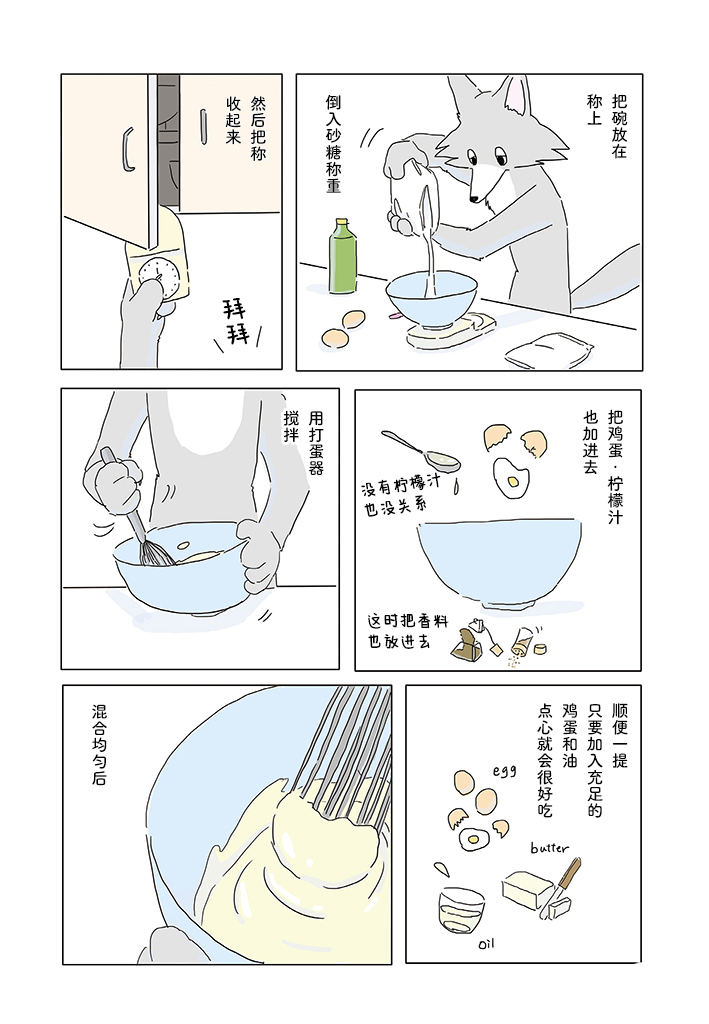 睡不著的夜晚烤蛋糕漫画,第3话5图