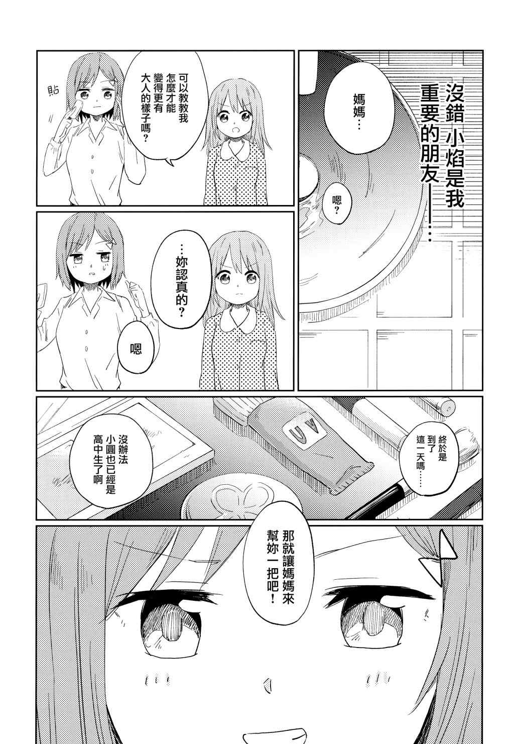 雨晴后的落新妇漫画,第1话2图