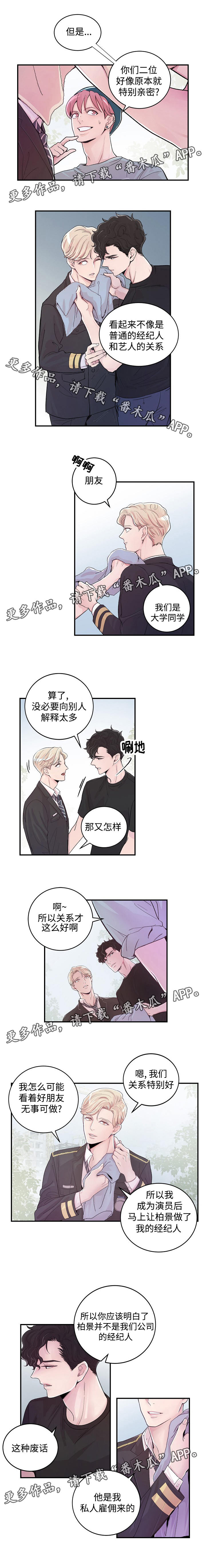 演艺组合签约漫画,第6章：什么关系1图