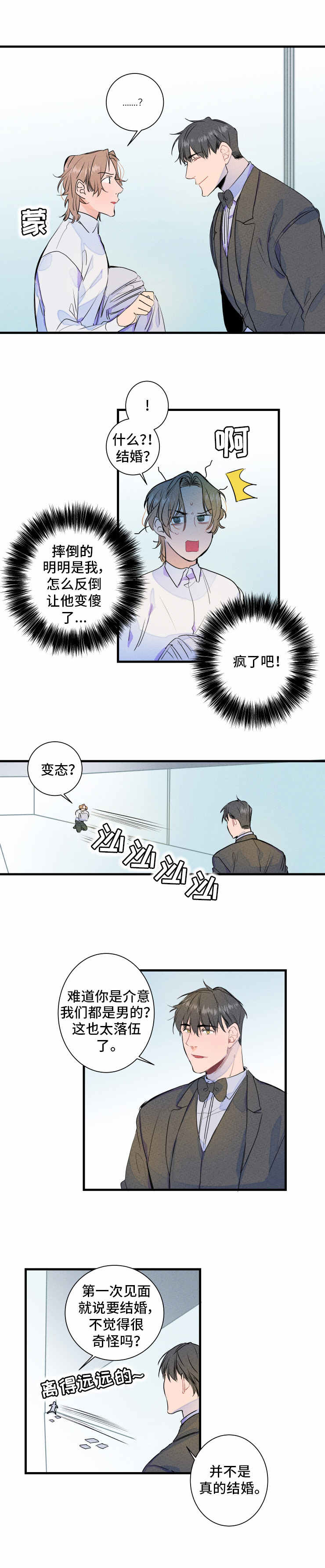 结婚合同漫画,第1章：结婚2图