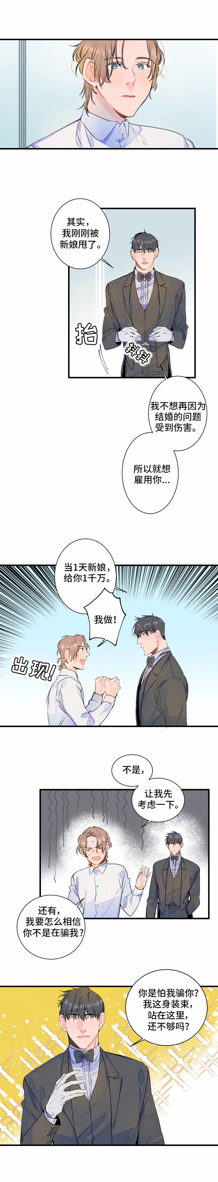 结婚合同漫画,第1章：结婚3图