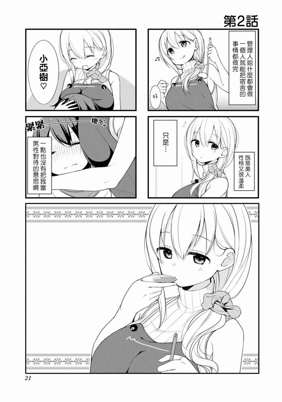 春原庄的管理人漫画,第2话1图