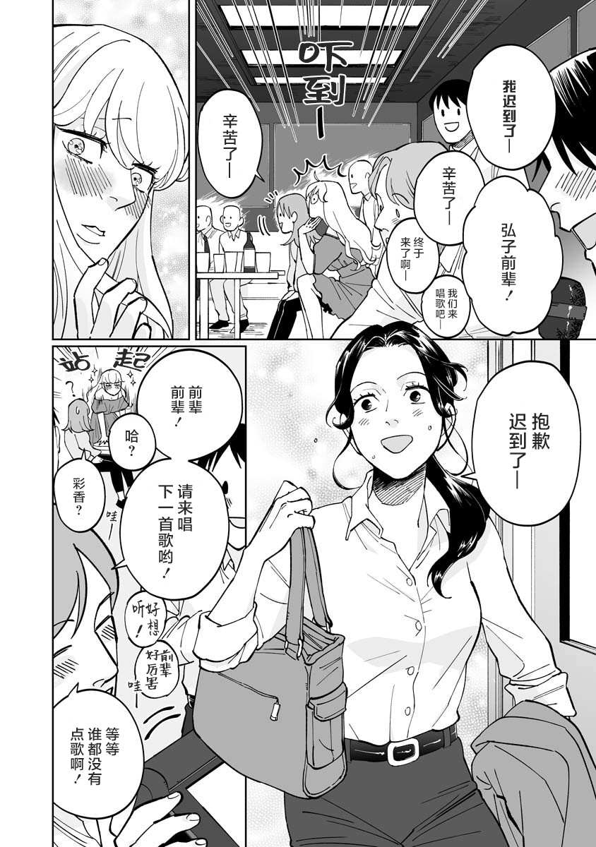 彩香酱想诱惑弘子前辈漫画,第3话2图