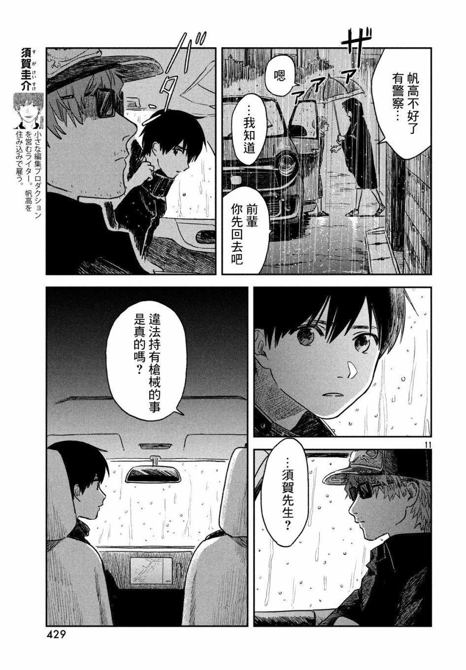 天气之子漫画,第6话雨之下1图