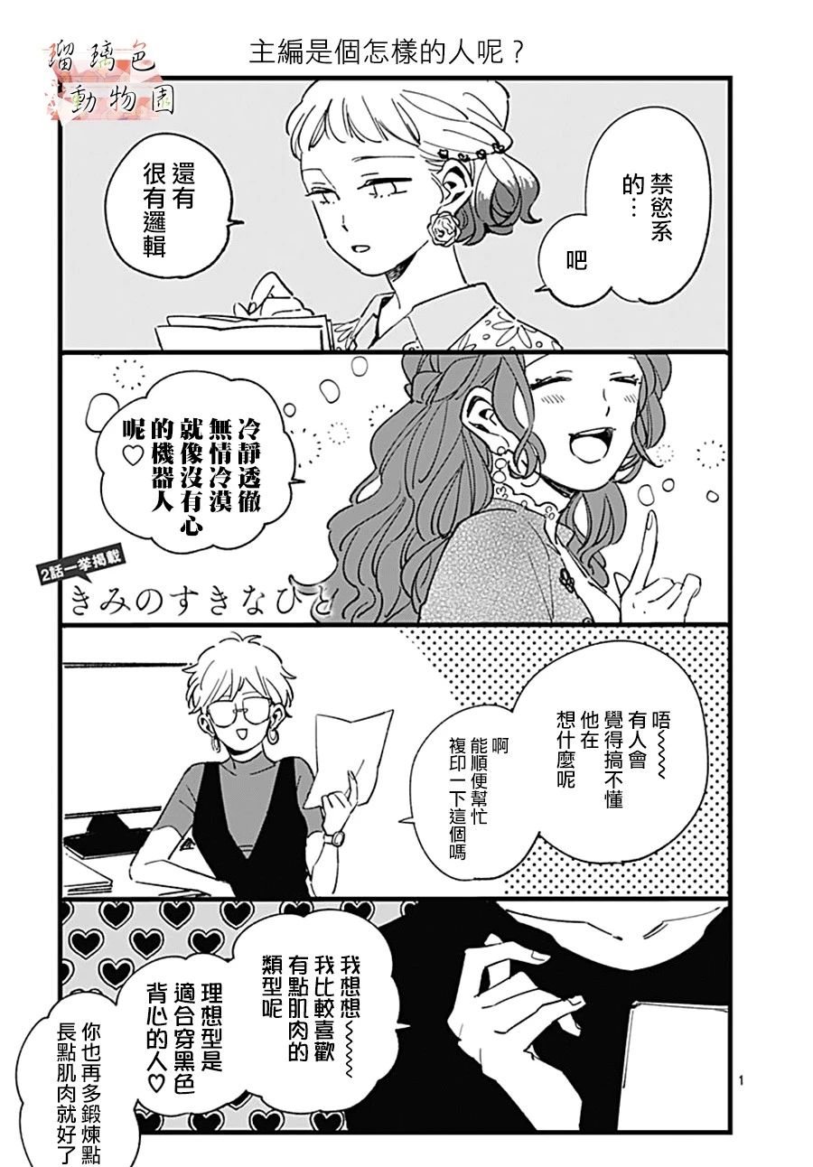 你喜欢的他是怎么样的漫画,第5话主编1图