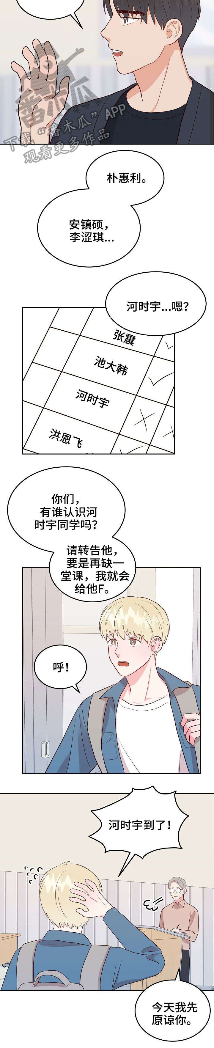 噪音分贝漫画,第8章：点名5图