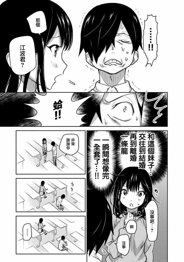 悲观大学生江波君的校园日常漫画,第1话1图