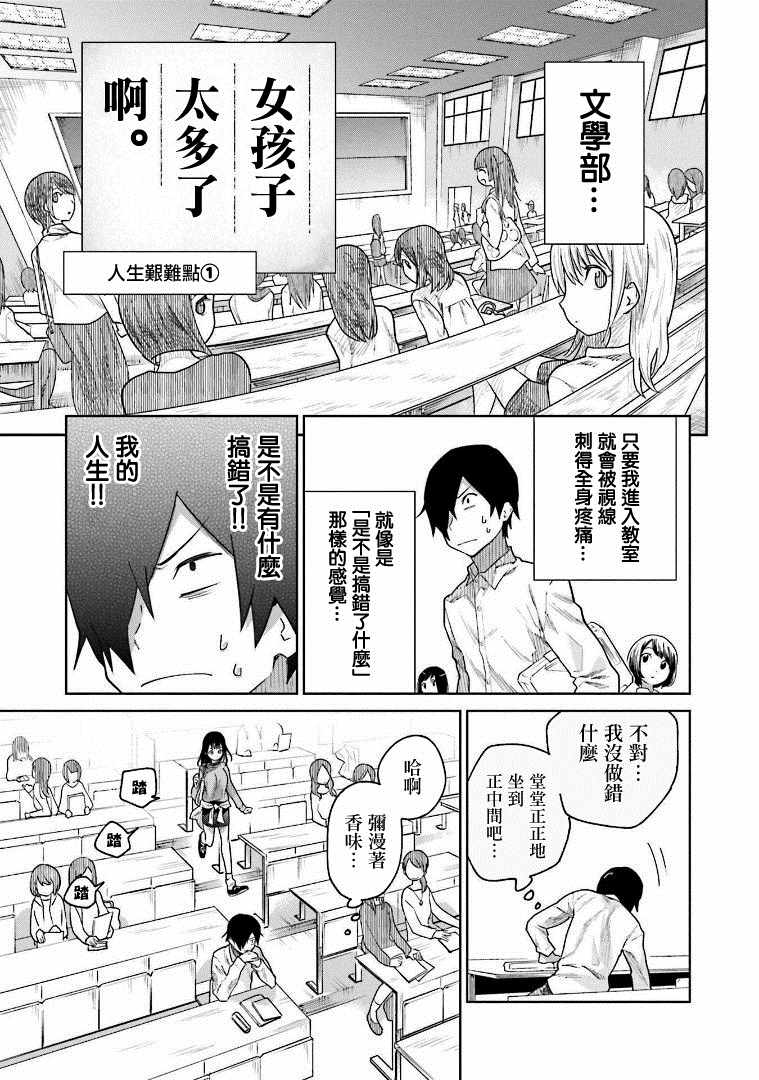 悲观大学生江波君的校园日常漫画,第1话3图