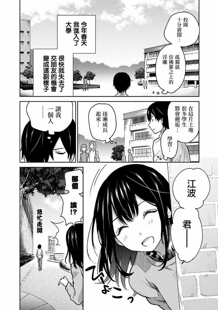 悲观大学生江波君的校园日常漫画,第1话5图