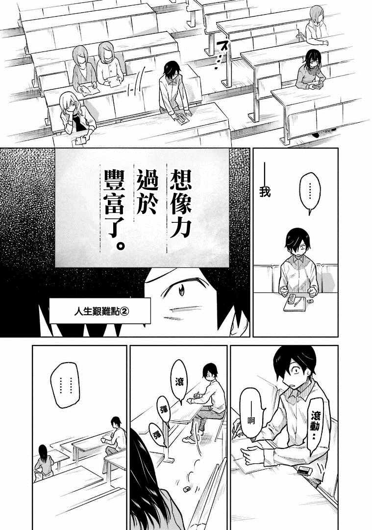 悲观大学生江波君的校园日常漫画,第1话2图